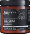 Bullfrog Rasiercreme Secret Potion N.3 „Refreshing“ 250 ml – macht den Bart weich – hinterlässt die Haut frisch und glatt – Meeres-, Holz- und Bernsteinnoten – hergestellt in Italien
