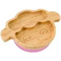Baby Teller Kinderteller, Kindergeschirr mit Saugnapf, Bambus Babyteller mit ...