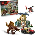 LEGO Jurassic World Spinosaurier & Quetzalcoatlus: Hubschrauber-Einsatz