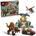 LEGO 76976 Jurassic World Spinosaurier & Quetzalcoatlus: Hubschrauber-Einsatz