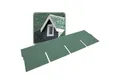 DAPRONA Dachschindeln Dachschindeln Rechteck 1m x 32cm, Grün, (20-St), Bitumenschindeln für Gartenhaus, Carport