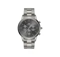 Daniel Wellington Quarzuhr Daniel Wellington Iconic Chronograph Link Graphite GM, Daniel Wellington Iconic Chronograph Link Graphite GM