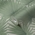 Palmentapete Grün Floral Vliestapete Wohnzimmer 10,05 x 0,53 m