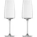 Zwiesel Glas - Vivid Senses Sekt- und Schaumweinglas, leicht & frisch (2er-Set)