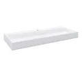 vidaXL Waschbecken Waschbecken 120 x 46 x 11 cm Mineralguss/Marmorguss Weiß