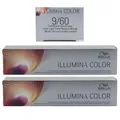 Wella Illumina 2 x 60 ml 9/60 lichtblond violett natur Set