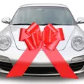 Riesige Große Rote Schleife, Geschenkschleife Große  XXL 76 cm, Riesige Autos...