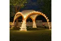 Swing&Harmonie Faltpavillon LED Event Pavillon 3,6 x 3,6m DomeShelter Garten inkl. Solarmodul