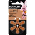 DURACELL Knopfzellen 312 AC Zink-Luft 1,45 V, 6 St.