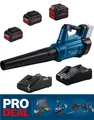 Bosch Professional Akku-Laubbläser GBL 18V-750 mit/ohne Akku Ladegerät Halterung