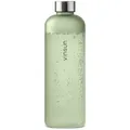Vinsun Trinkflasche Tritan Wasserflasche 1,5l, Sportflasche Kohlensäure geeignet, BPA frei, Auslaufsicher, bruchsicher, geruchs- und geschmacksneutral grün 1500 ml | 29.5 cm