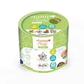 ALADINE 3003150 Stempelset Baby ECO, Bauernhof, Holzstempel für Kinder ab 18+ Monaten, Holz, 13.5 x 13.5cm