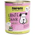 napani Nassfutter-Menü Ernte Dank 800 g für Hunde, UVP 7,20 EUR, NEU
