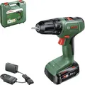 Bosch Home and Garden EasyDrill 18V-38 0615A5008K Akku-Bohrschrauber 18V 2.5Ah Li-Ion inkl. Akku, inkl. Ladegerät, inkl. Koffer