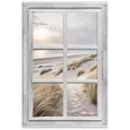 artissimo Garten-Poster, Beige, Kunststoff, Wasser/Strand/Meer, Rechteckig, 60x90x2 cm, Bilder und Zubehör, Wandbilder, Sonstige Wandbilder