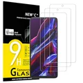 NEW'C 3 Stück für Xiaomi Poco X5 5G für Panzerglas (6,67 Zoll), Frei von Kratzern, 9H Härte, HD Displayschutzfolie, 0.33mm Ultra-klar, Ultrabeständig