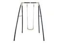 Schaukel axi, Anthrazit, Metall, Kunststoff, 140x217x210 cm, Fsc, EN 71, witterungsbeständig, einfache Handhabung und Montage, Outdoor Spielzeug, Schaukeln
