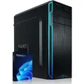 Greed® Ultra V2 PC mit Intel Core i7-12700 - Computer für Büro - 4,90 GHZ - 16GB RAM/Arbeitsspeicher - 1TB SSD + 1 TB HDD - DVD+RW - WLAN - Win1...