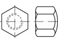 25 x Sechskant-Hutmuttern, niedrige Form DIN 917 Messing M 16, CAB FASTENING