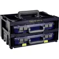 raaco CarryMore 55x2 Sortimentskoffer (B x H x T) 386 x 195 x 278 mm    Inhal...