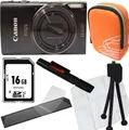 Canon Ixus 285 HS schwarz Set Angebot Tasche orange