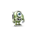 PANDORA Moments Disney Pixar Mike Glotzkowski Charm aus Sterling Silber mit Kristallen, Kompatibel Moments Armbändern, 792754C01