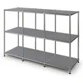 Floordirekt Metallregal Concept Epure MK-018 Standregal Sideboard 116 x 40 x 82 cm Grau