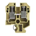Weidmüller 0110060000 Durchgangsreihenklemme Schrauben Beige, Gelb 100 St.