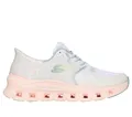 Skechers Damen Glide-Step Pro Sneaker, Natural Mesh/Multi Trim, 38 EU
