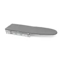 Emuca - Klappbar Bügelbrett für Möbel, gedämpftes System, 890x300mm, Stahl und Holz, Grau