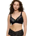 Triumph Damen BH Amourette W, mit Bügel, ohne Polsterung, Verstellbare Träger, 90B, Schwarz
