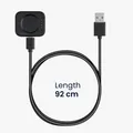 kwmobile USB Kabel Charger kompatibel mit Oppo Watch 2 (42mm 46mm) / Watch X / Watch 4 Pro Ladekabel - Smart Watch Ersatzkabel - Fitnesstracker