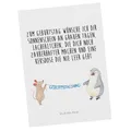 Mr. & Mrs. Panda Postkarte Maus Pinguin Geburtstag - Geschenk, Ansichtskarten, Ansichtskarte, Postkarten, Geburtstage, Grußkarte, Happy Birthday, einzelkarte