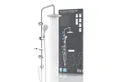 Eisl Brausegarnitur DUSCHTRAUM, Höhe 100,5 cm, 4 Strahlart(en), 3-fach verstellbare Wellness Handbrause mit Antikalk-Noppen