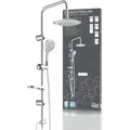 Duschtraum Überkopfbrause-set, Chrom/weiß