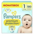 Pampers Premium Protection Größe 1 - 180 Baby Windeln 2-5kg Newborn Monatbox