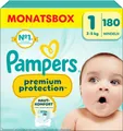 Pampers Premium Protection Größe 1 180 Baby Windeln 2-5kg Newborn Monatbox
