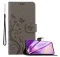 Cadorabo Handyhülle für Huawei P30 PRO Hülle Huawei P30 PRO, Hülle Schutzhülle Blumen Flower mit Standfunktion Kartenfach Magnet