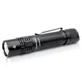 FENIX PD36R Pro Schwarze, wiederaufladbare ultrahelle taktische LED-Taschenlampe, 2800 Lumen, 380 m, max. 42 Stunden, Dual-Endschalter, 21700 batteriebetrieben, sofortiges Stroboskop, IP68