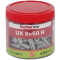 Fischer Dübel 531026, UX-R, 8 x 50mm, Universaldübel, 75 Stück