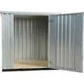 LagercontainerXXL 2m Lagercontainer mit Einflügeltür & Doppelverriegelung Voll Verzinkt 2,14x2,02x2,09