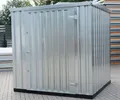 2m Lagercontainer Materialcontainer verzinkt Lagerbox Container Geräteschuppen