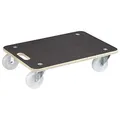 WAGNER Transportroller Transporthilfe I Schichtholz mit Grip 59 x 39 x 13,5 cm - 400 kg Tragkraft I Möbelroller für Umzüge I Umzugsrollbrett I Schwerlastrollbrett mit Tragegriff I FSC® I Made in DE