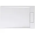 Mai & Mai Duschwanne Mineralguss Duschwanne Duschtasse Superflach Geoma04, Rechteckig weiß Rechteckig | 90 cm x 4 cm x 140 cm