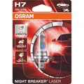 Osram Night Breaker Laser H7 12V 55W PX26d Halogenlampe 150% mehr Licht