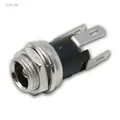 10 x DC-Einbaubuchse für Hohlstecker 2,5x5,5mm, Buchse Einbau Kupplung Steckdose