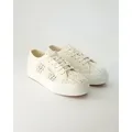 Superga 2740 Platform Crochet Sneaker Obermaterial: Textil weiß 39 EU