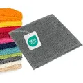 WohnDirect Badematte, Grau, Textil, 45x45 cm, Oeko-Tex® Standard 100, Badtextilien, Badematten