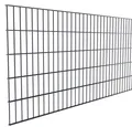 Doppelstabmatte Element 2,5 m 6/5/6 NUR MATTE Gittermatte Zaunelement Anthrazitgrau 2030 mm