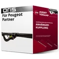 Für Peugeot Partner Typ K9 (Oris) Anhängerkupplung horizontal abnehmbar top
